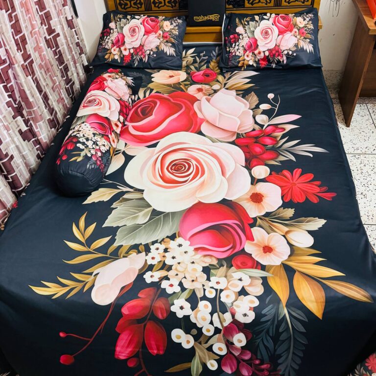 China Premium 3D Design Bed Sheet