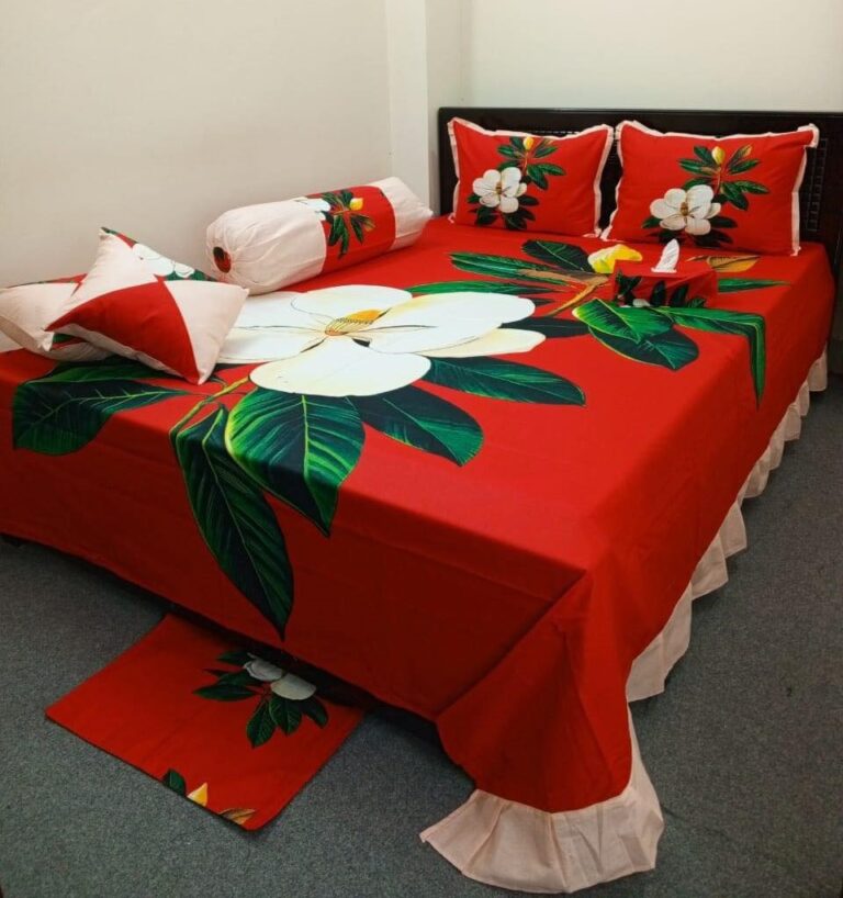 8 pieces king size Panel Bedcover set